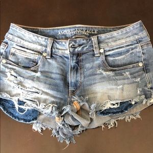 American eagle jean shorts